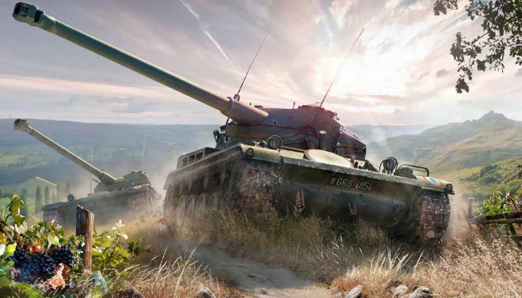 Heavy tank in World of Tanks using a durability-focused crew build