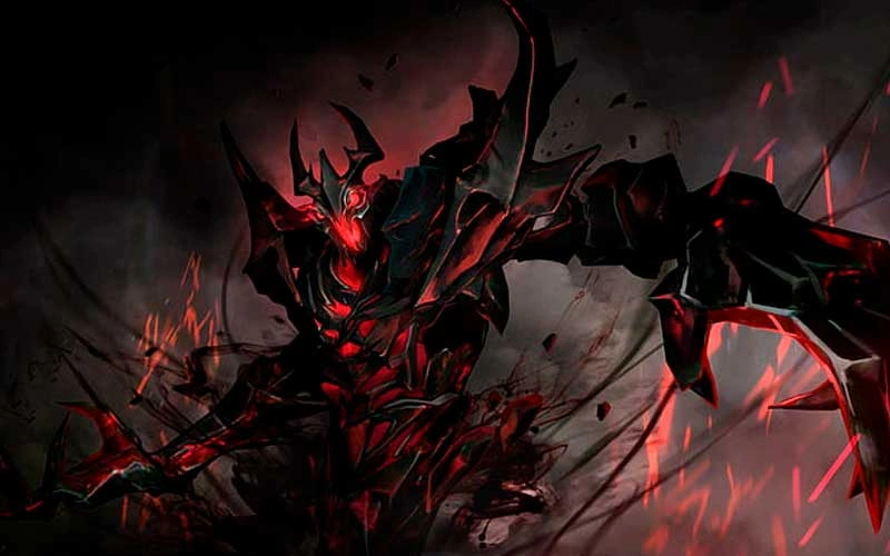 Support hero positioned safely in Dota 2 teamfight